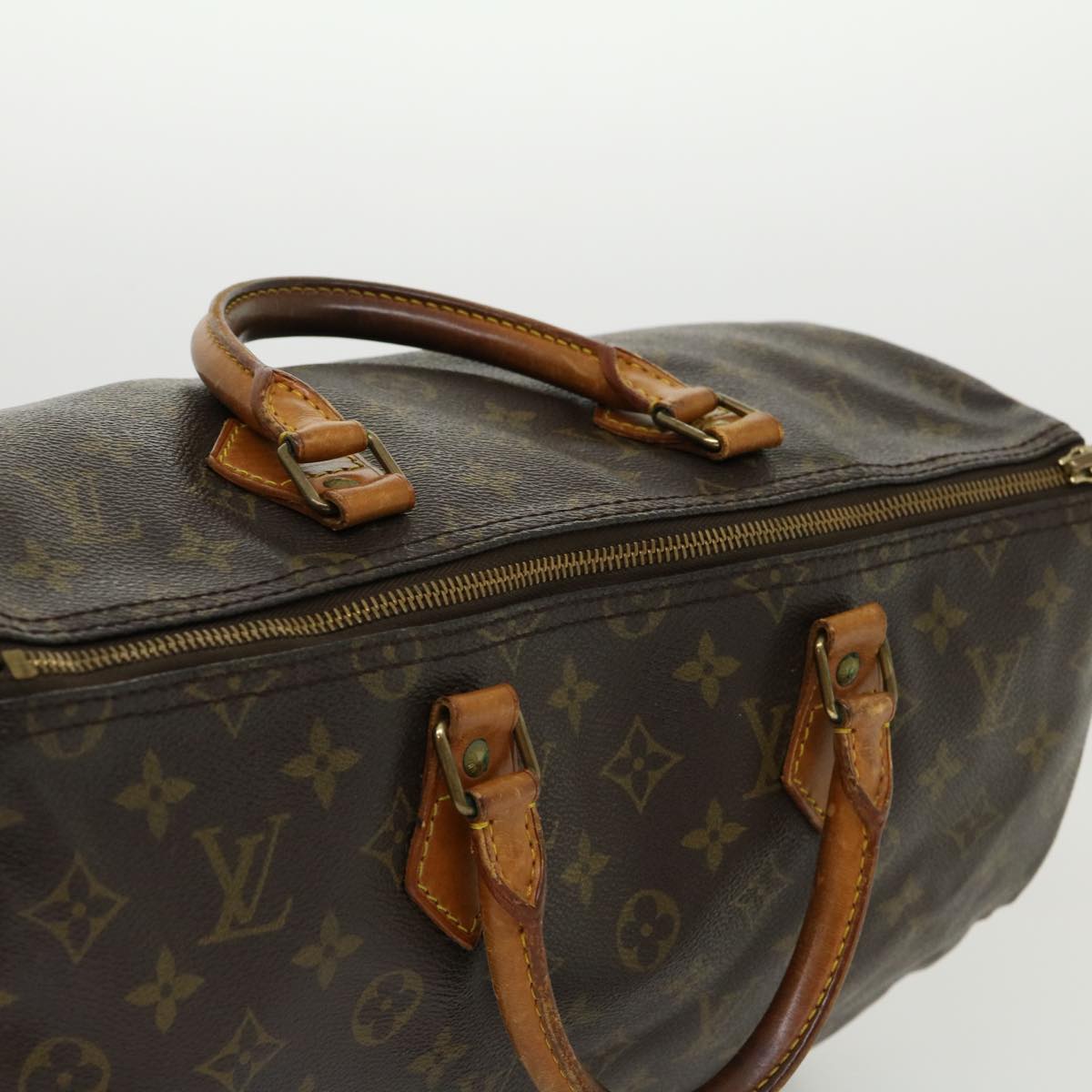 LOUIS VUITTON Monogram Speedy 35 Hand Bag M41524 LV jk2135