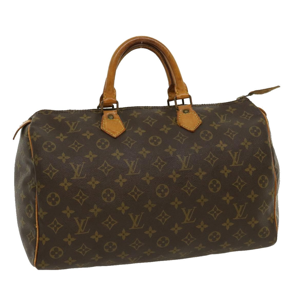 LOUIS VUITTON Monogram Speedy 35 Hand Bag M41524 LV jk2136