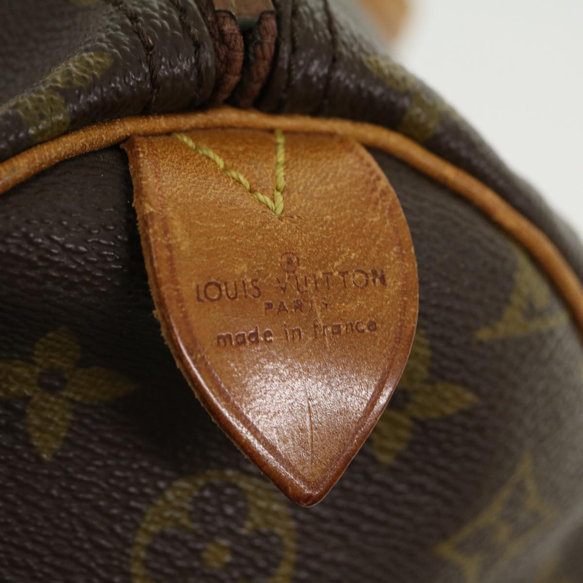 LOUIS VUITTON Monogram Speedy 35 Hand Bag M41524 LV jk2136