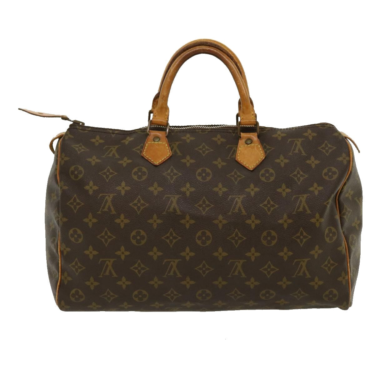 LOUIS VUITTON Monogram Speedy 35 Hand Bag M41524 LV jk2136