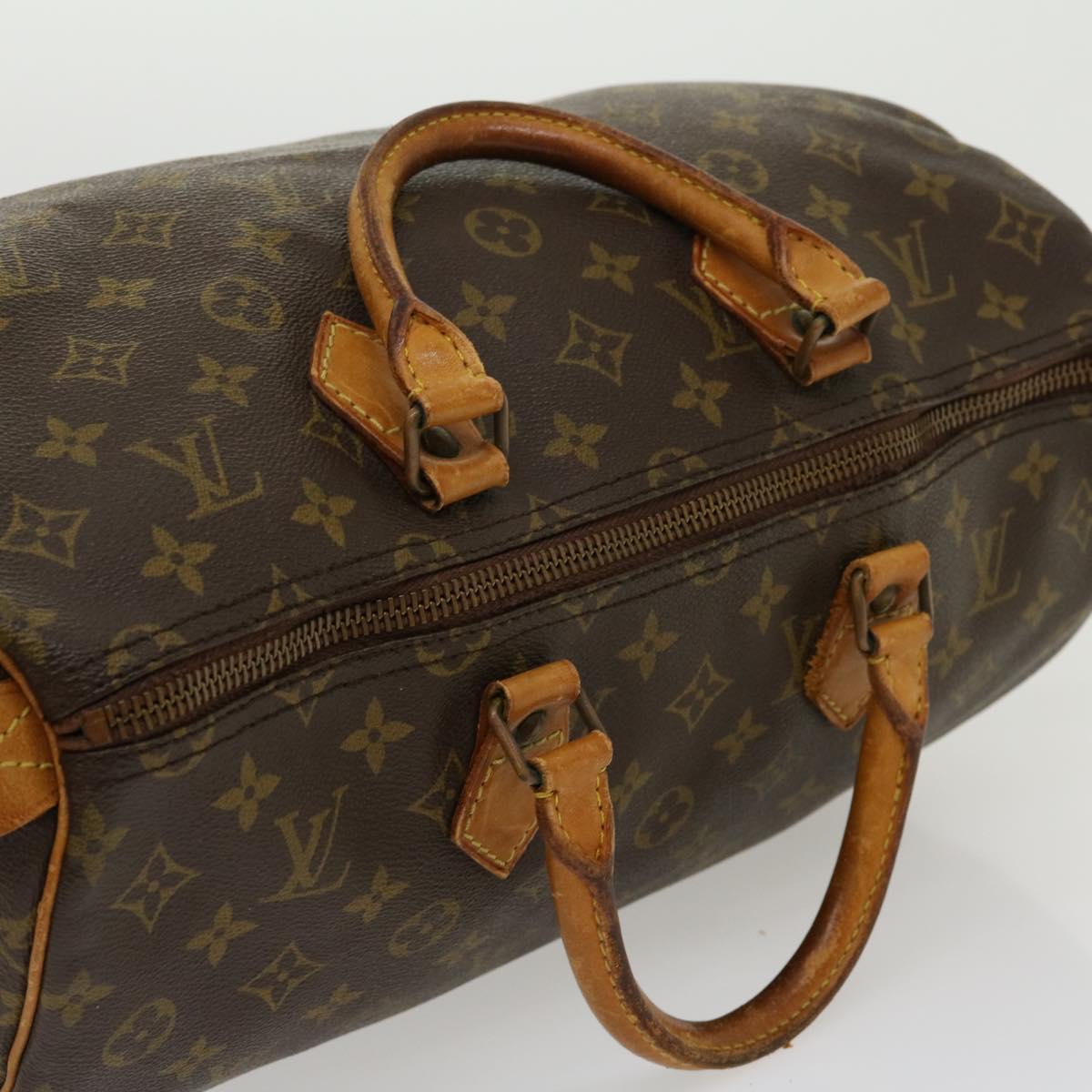 LOUIS VUITTON Monogram Speedy 35 Hand Bag M41524 LV jk2136