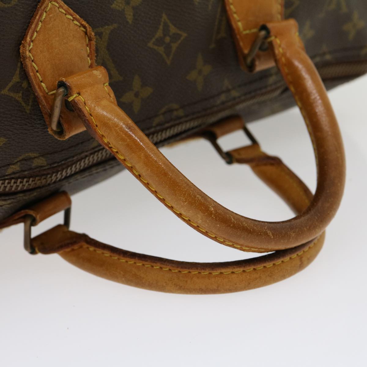 LOUIS VUITTON Monogram Speedy 35 Hand Bag M41524 LV jk2136