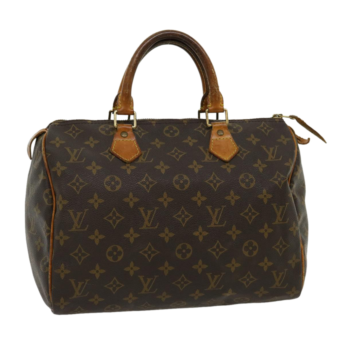 LOUIS VUITTON Monogram Speedy 30 Hand Bag M41526 LV jk2147