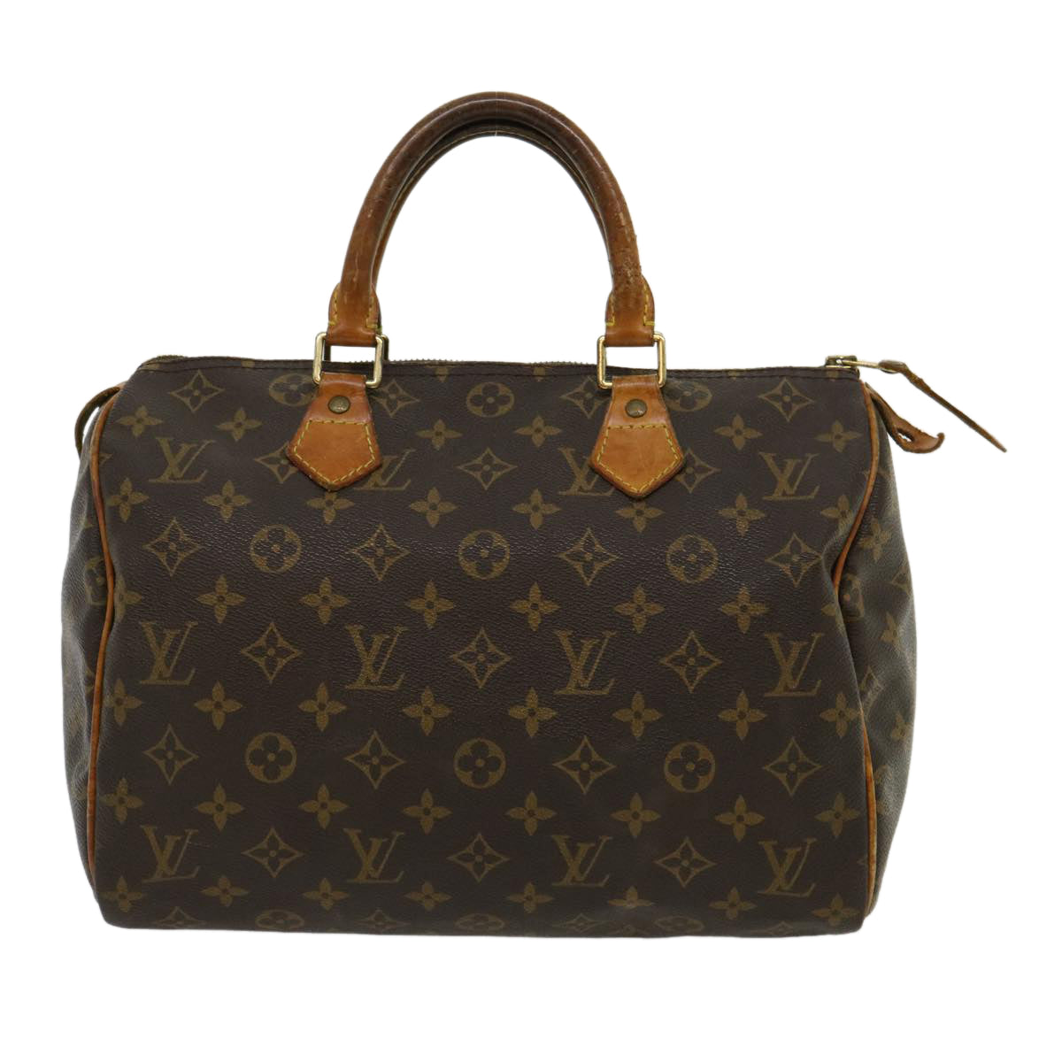 LOUIS VUITTON Monogram Speedy 30 Hand Bag M41526 LV jk2147