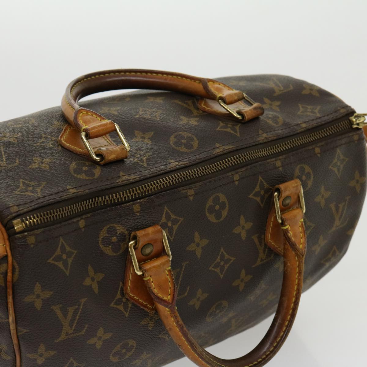 LOUIS VUITTON Monogram Speedy 30 Hand Bag M41526 LV jk2147