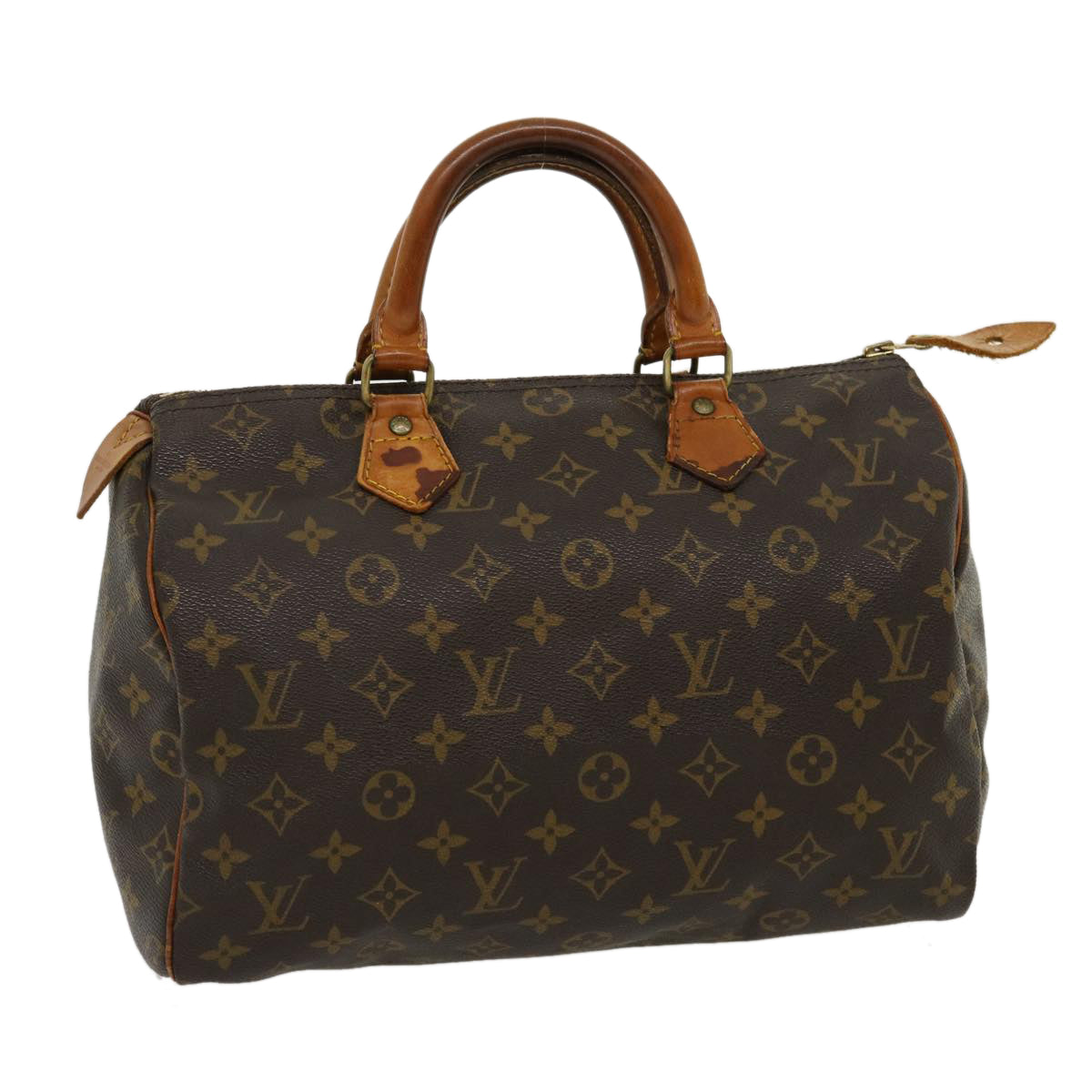 LOUIS VUITTON Monogram Speedy 30 Hand Bag M41526 LV jk2148