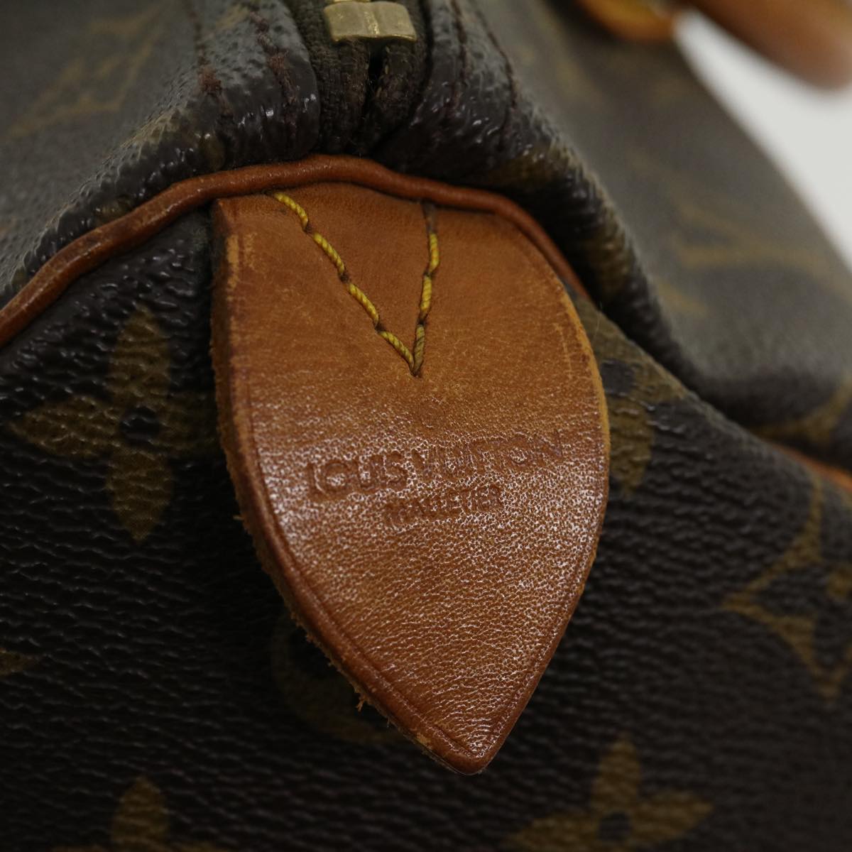 LOUIS VUITTON Monogram Speedy 30 Hand Bag M41526 LV jk2148