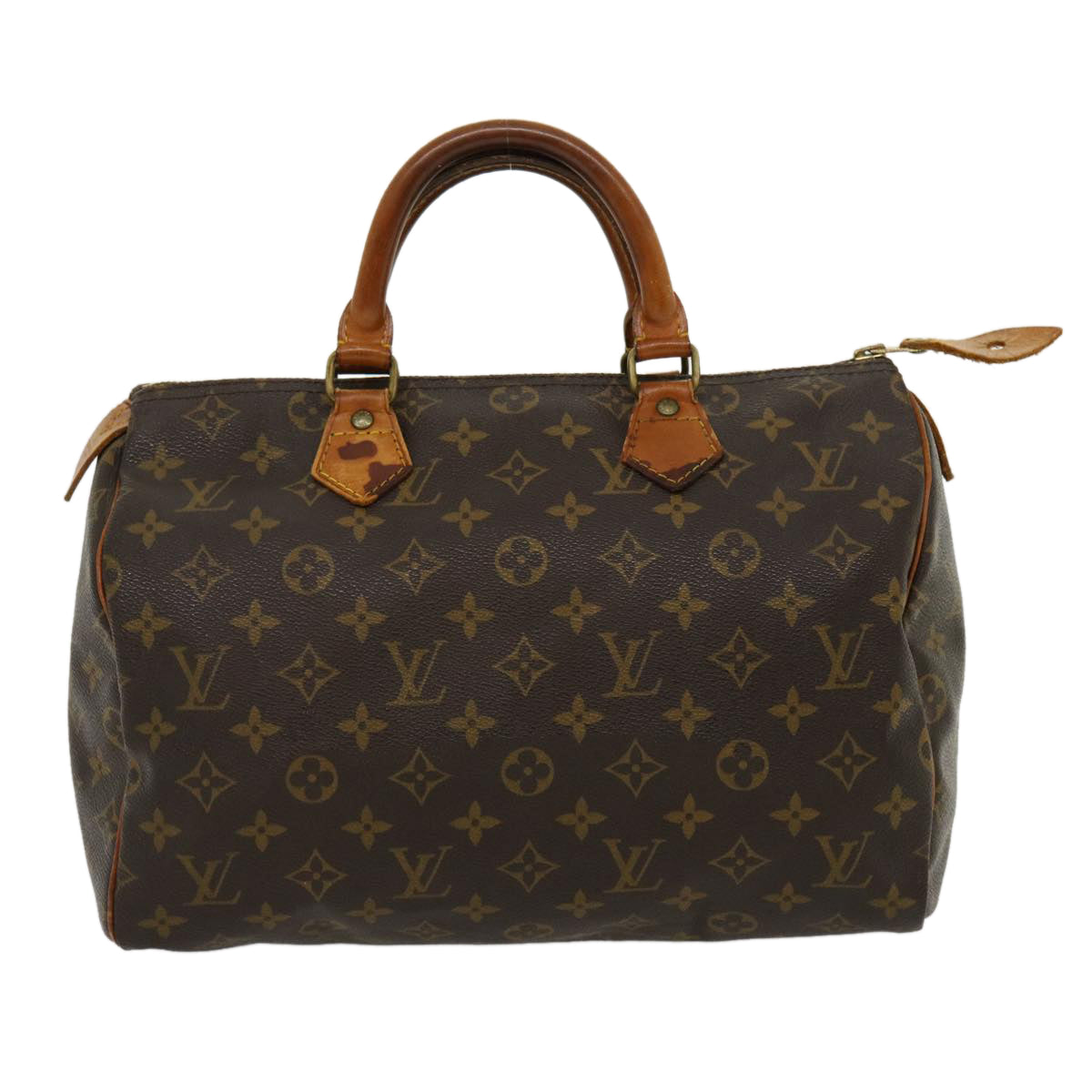 LOUIS VUITTON Monogram Speedy 30 Hand Bag M41526 LV jk2148