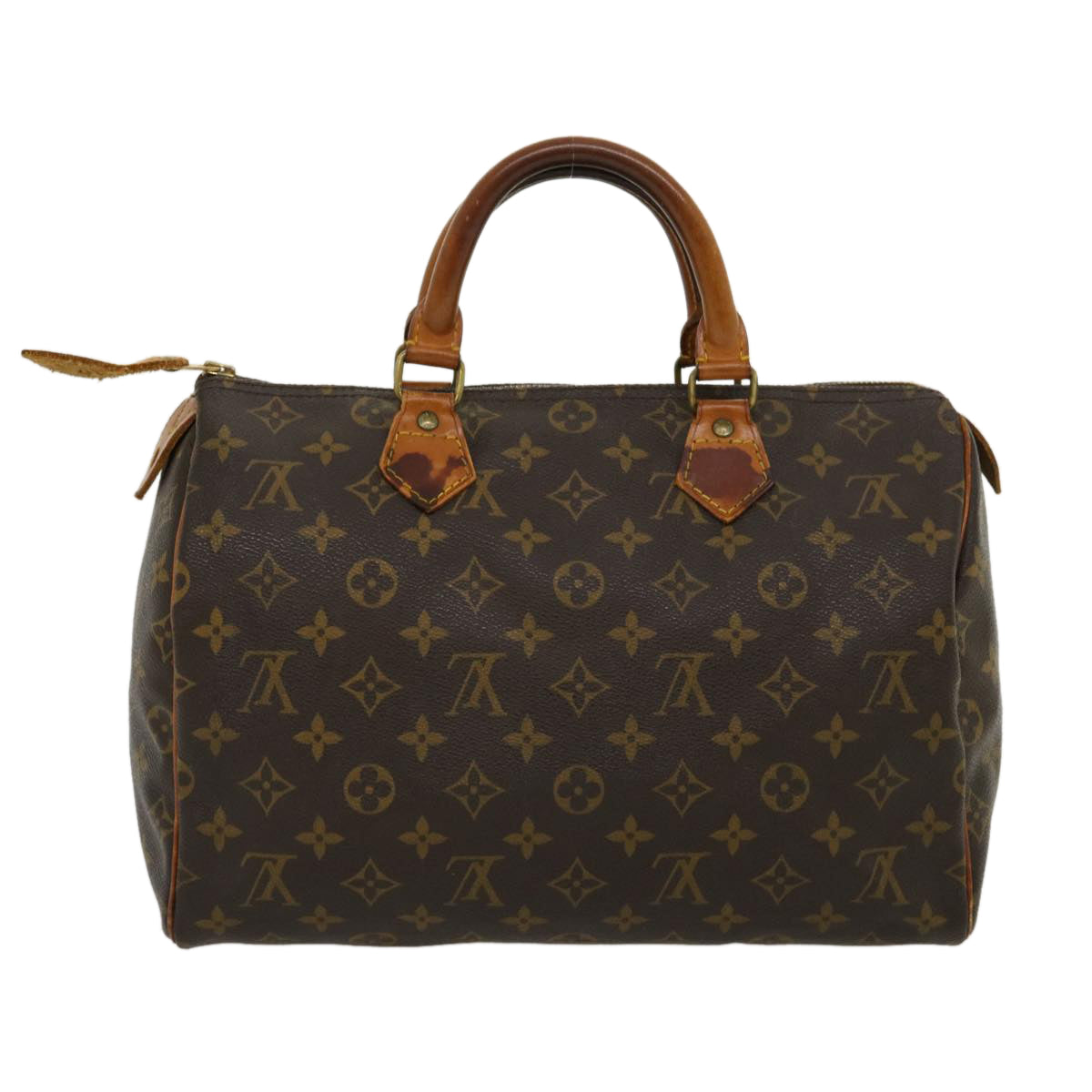 LOUIS VUITTON Monogram Speedy 30 Hand Bag M41526 LV jk2148