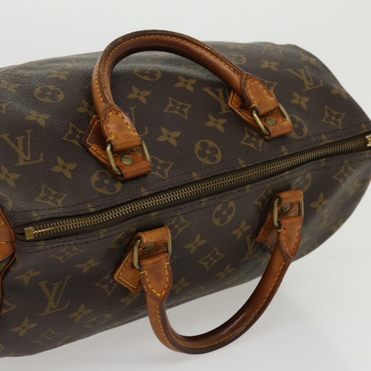 LOUIS VUITTON Monogram Speedy 30 Hand Bag M41526 LV jk2148
