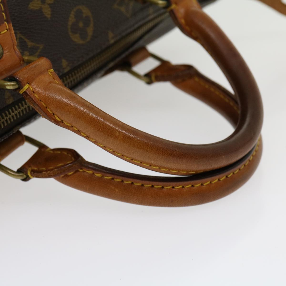 LOUIS VUITTON Monogram Speedy 30 Hand Bag M41526 LV jk2148