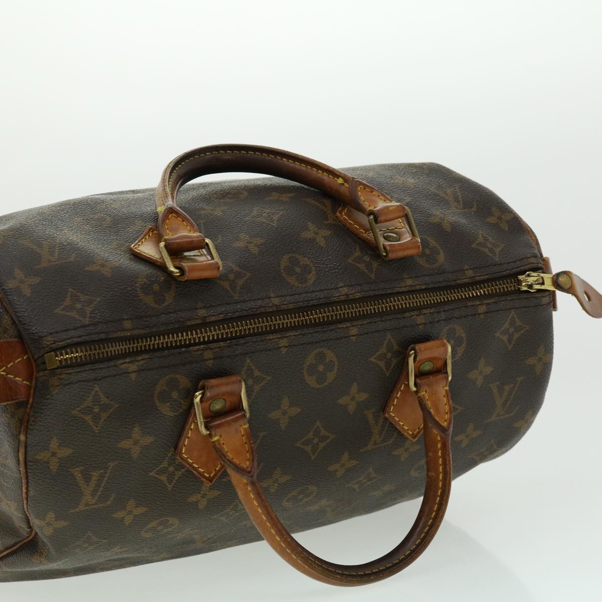 LOUIS VUITTON Monogram Speedy 30 Hand Bag M41526 LV jk2152