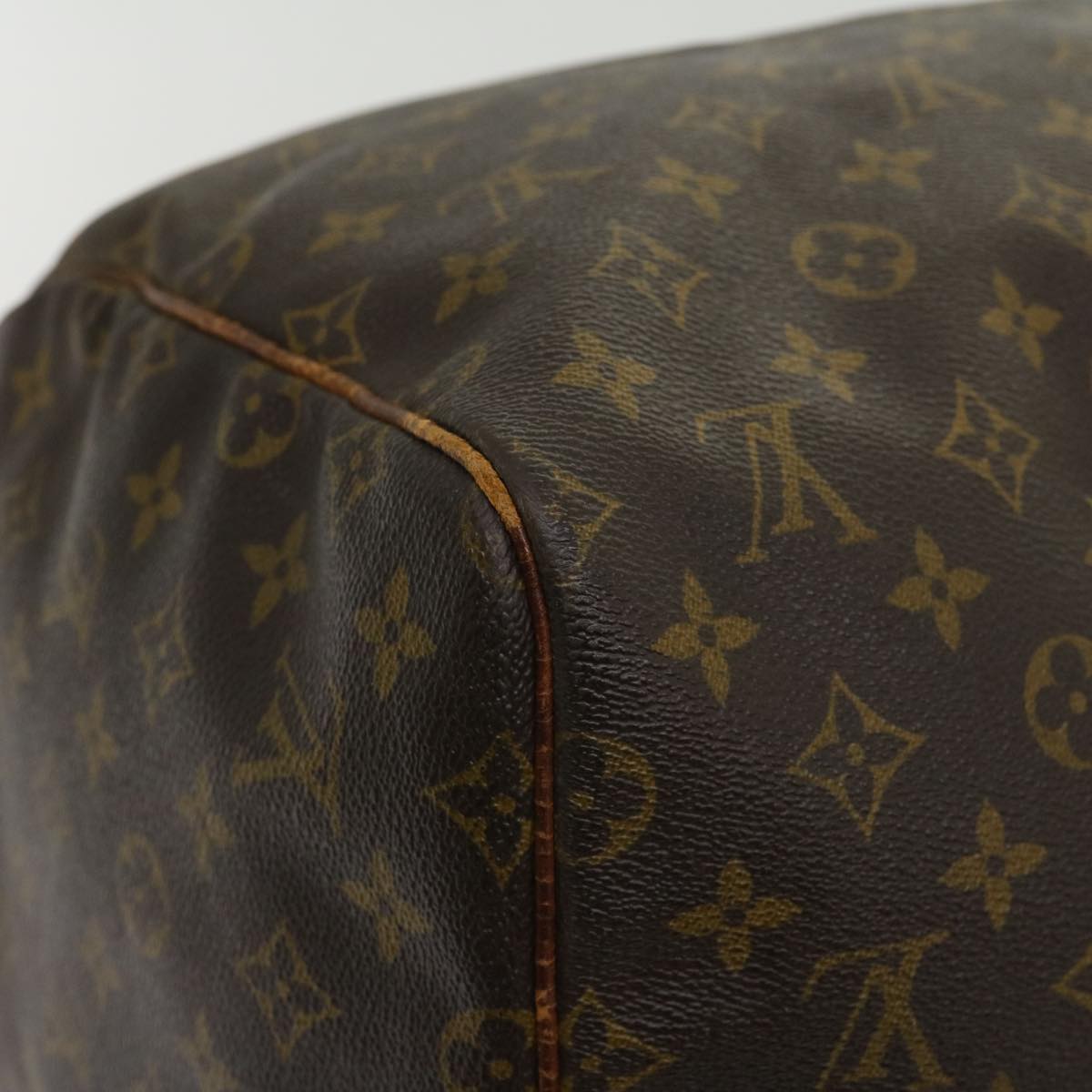 LOUIS VUITTON Monogram Keepall 55 Boston Bag M41424 LV jk2171