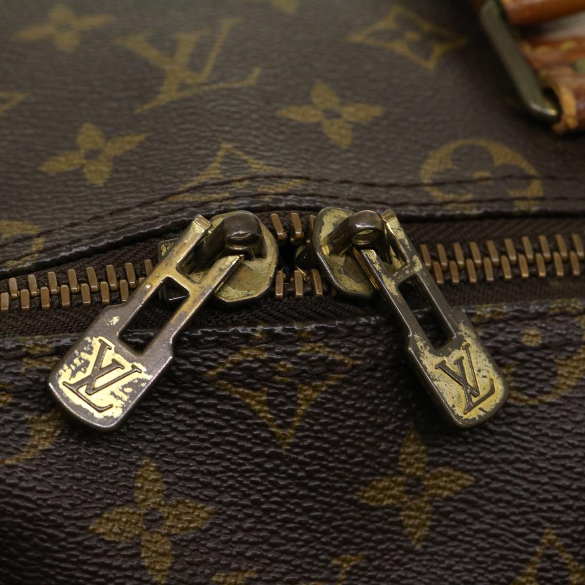 LOUIS VUITTON Monogram Keepall 55 Boston Bag M41424 LV jk2171