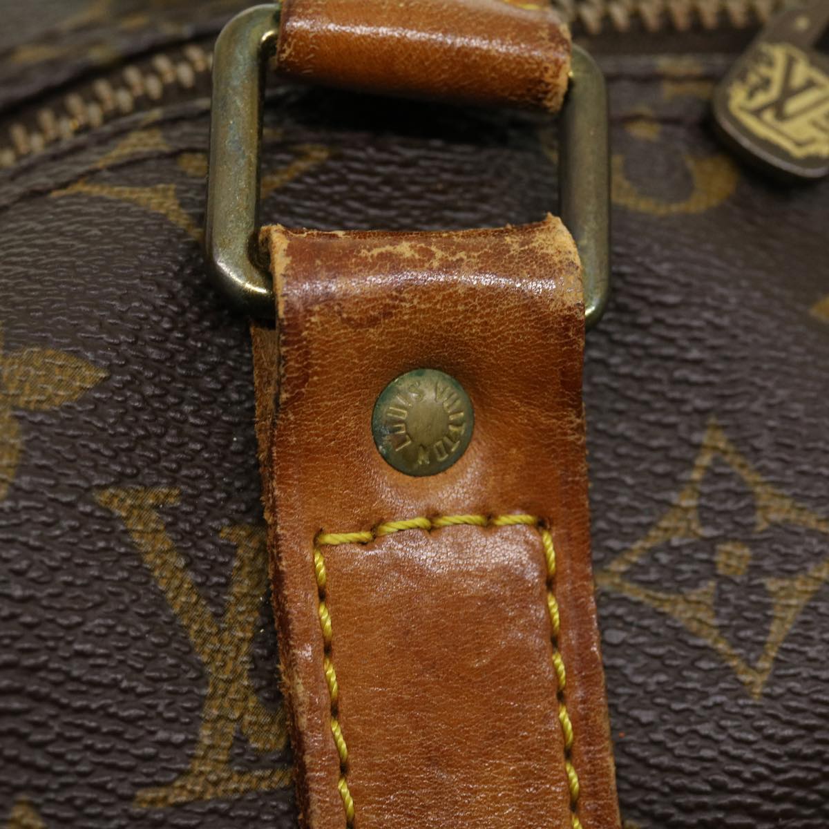 LOUIS VUITTON Monogram Keepall 55 Boston Bag M41424 LV jk2171
