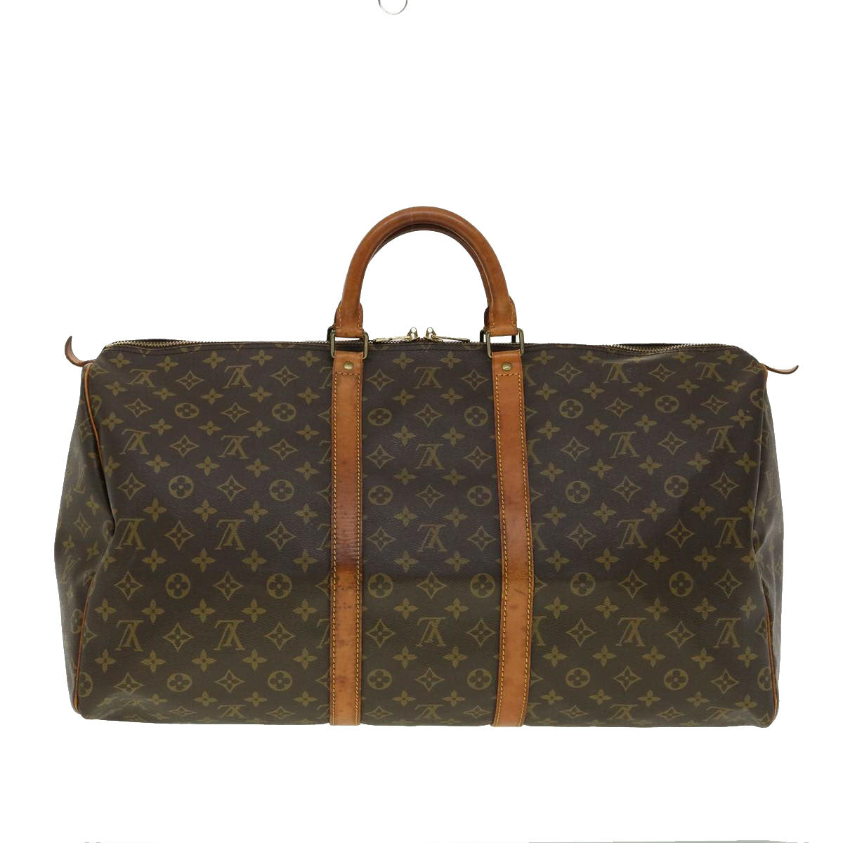 LOUIS VUITTON Monogram Keepall 55 Boston Bag M41424 LV jk2180