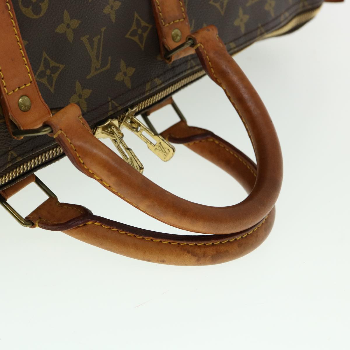 LOUIS VUITTON Monogram Keepall 55 Boston Bag M41424 LV jk2180