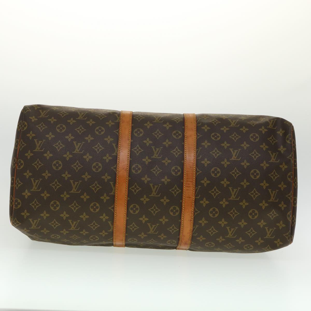 LOUIS VUITTON Monogram Keepall 55 Boston Bag M41424 LV jk2180