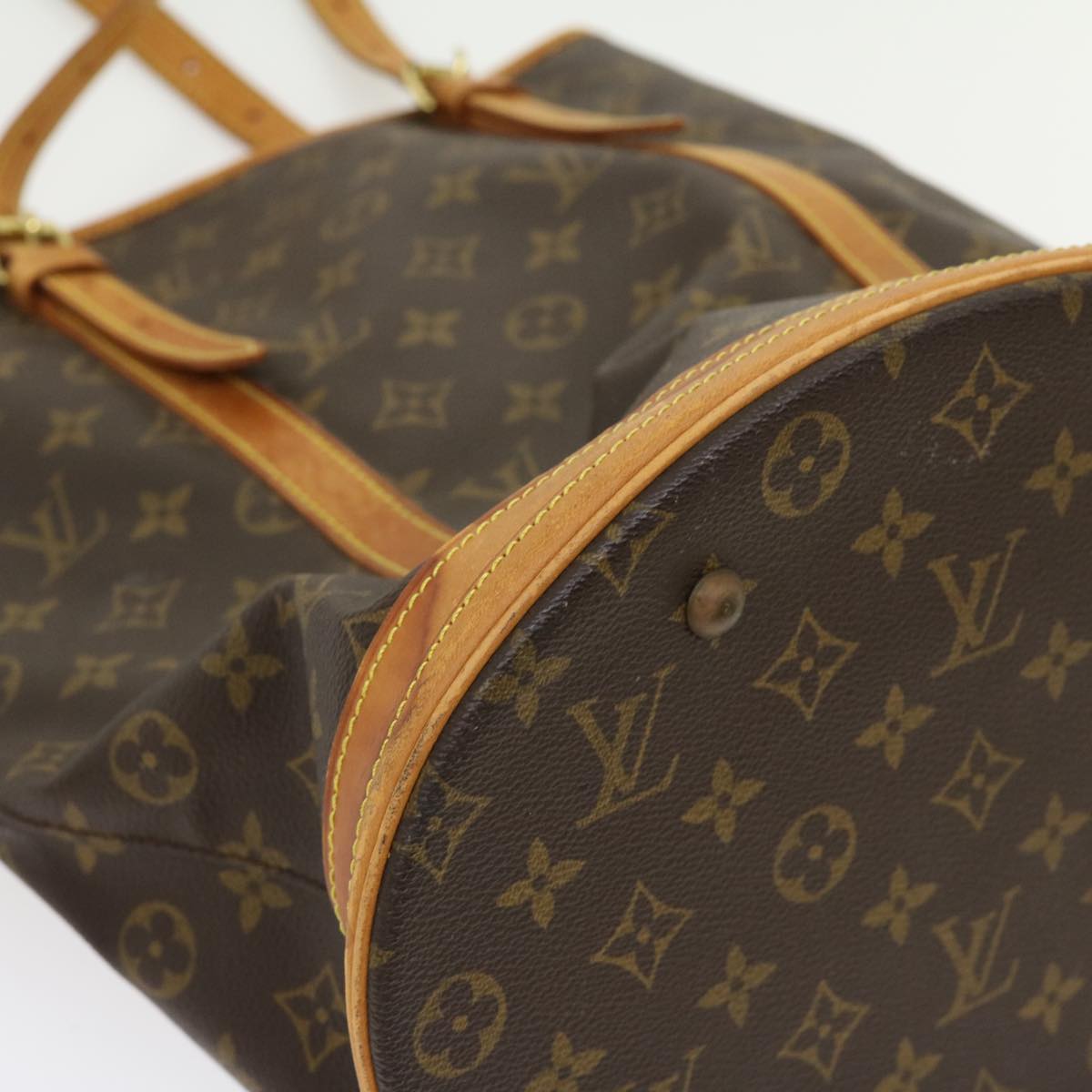 LOUIS VUITTON Monogram Bucket GM Shoulder Bag M42236 LV jk2185