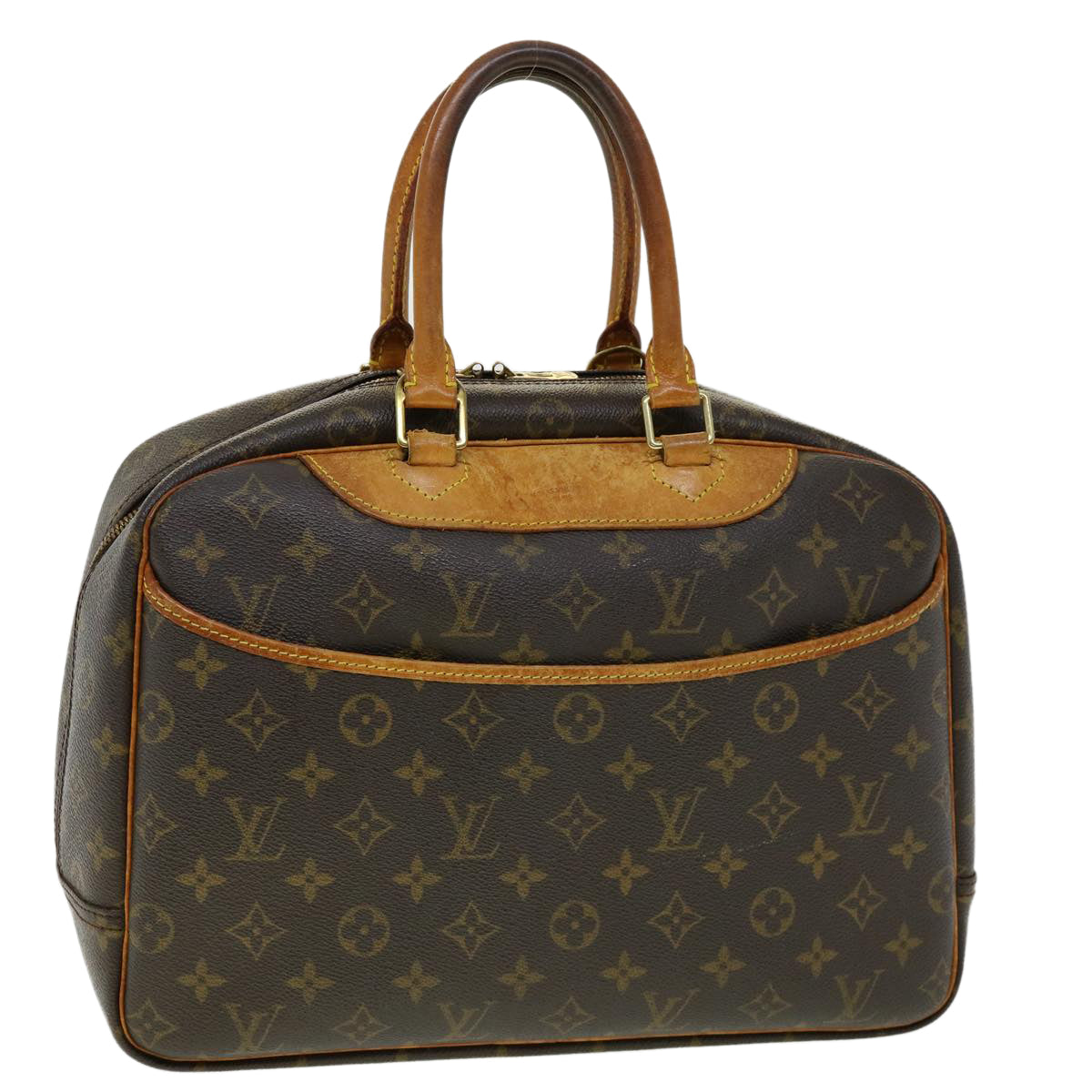 LOUIS VUITTON Monogram Deauville Hand Bag M47270 LV jk2203