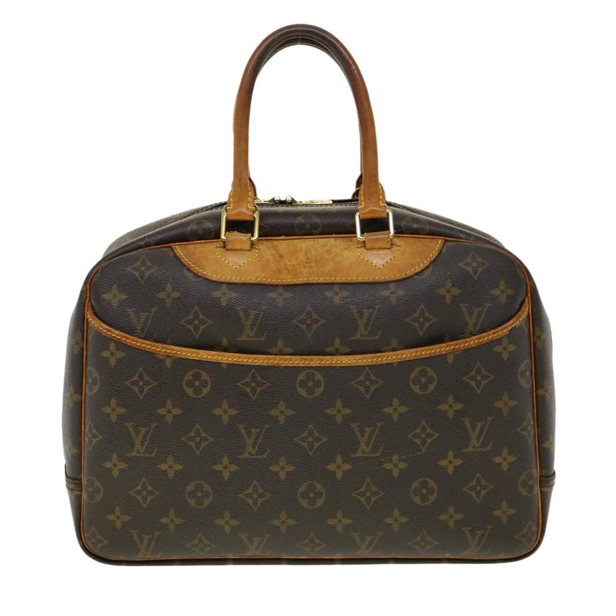 LOUIS VUITTON Monogram Deauville Hand Bag M47270 LV jk2203