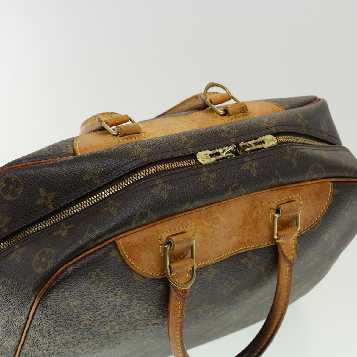 LOUIS VUITTON Monogram Deauville Hand Bag M47270 LV jk2203
