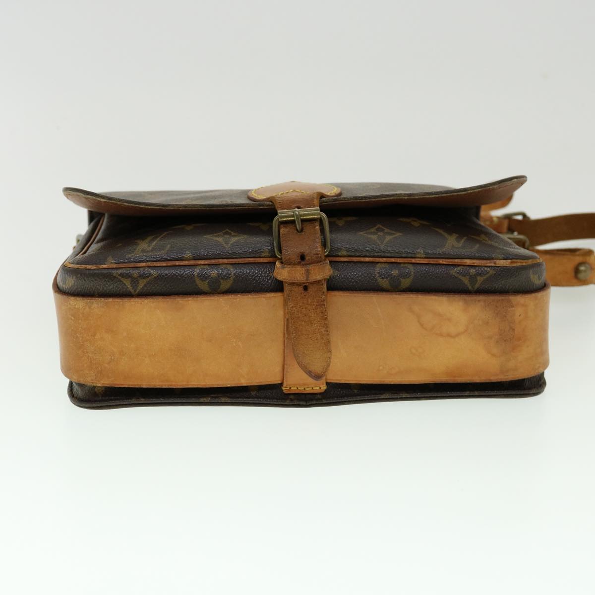 LOUIS VUITTON Monogram Cartouchiere GM Shoulder Bag M51252 LV jk2206