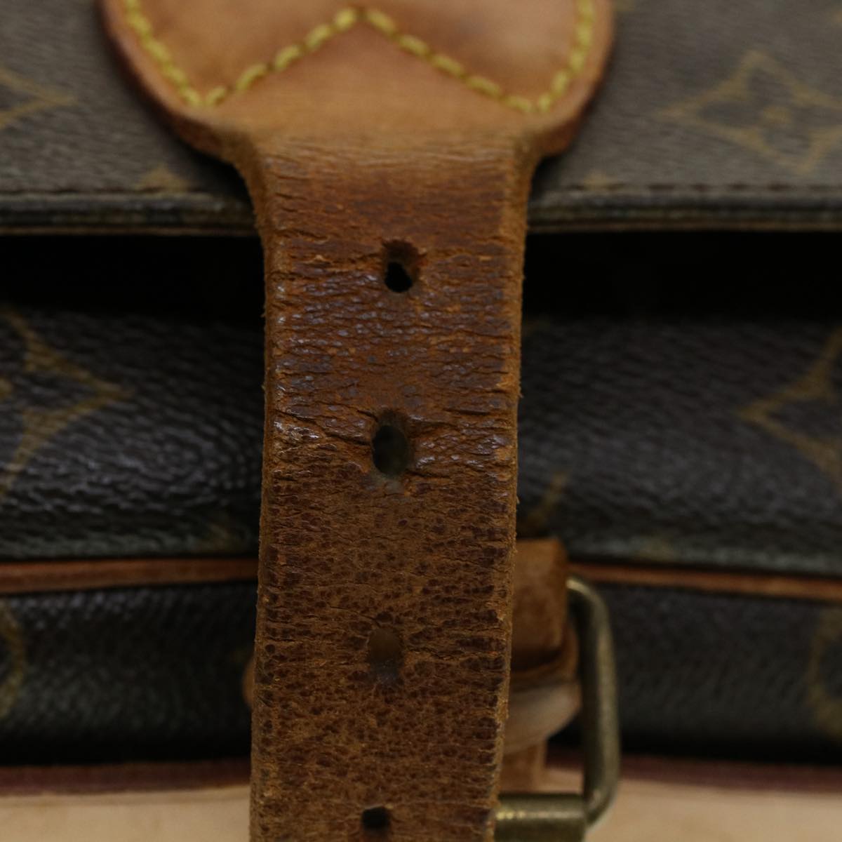 LOUIS VUITTON Monogram Cartouchiere GM Shoulder Bag M51252 LV jk2206