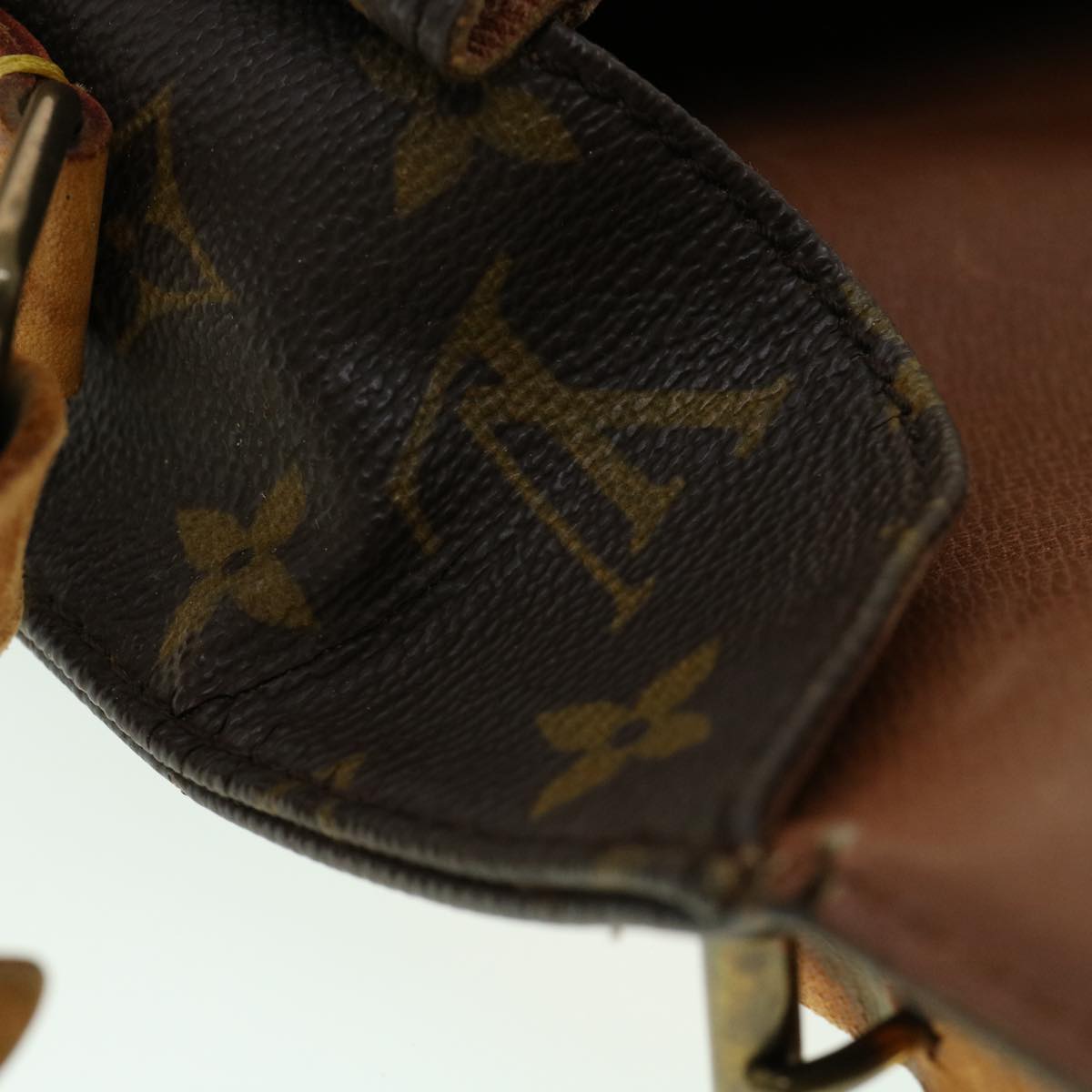 LOUIS VUITTON Monogram Cartouchiere GM Shoulder Bag M51252 LV jk2206