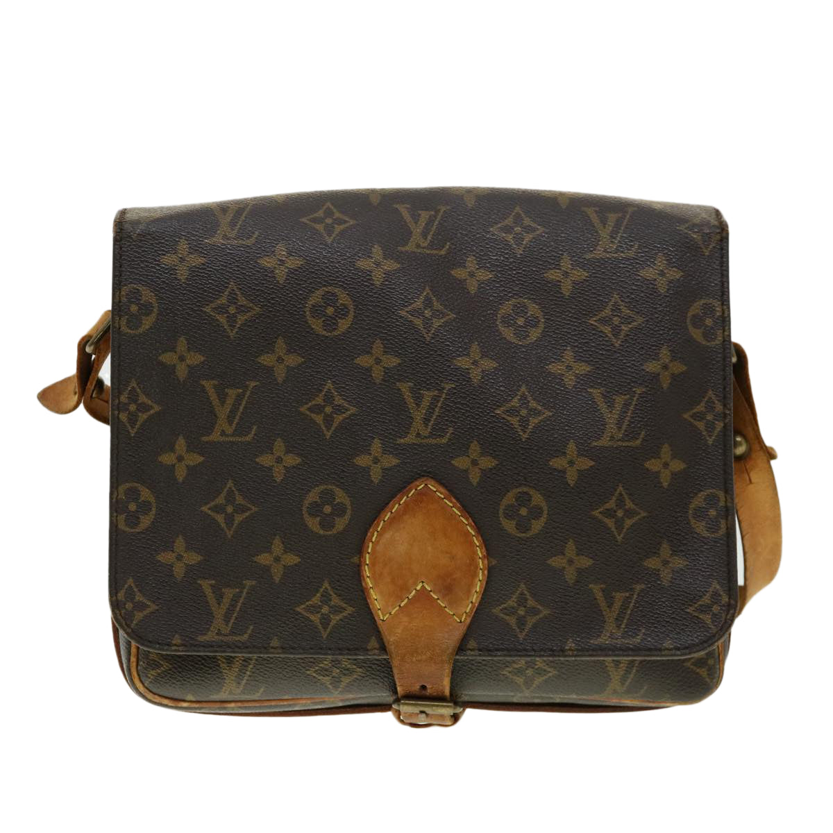 LOUIS VUITTON Monogram Cartouchiere GM Shoulder Bag M51252 LV jk2206