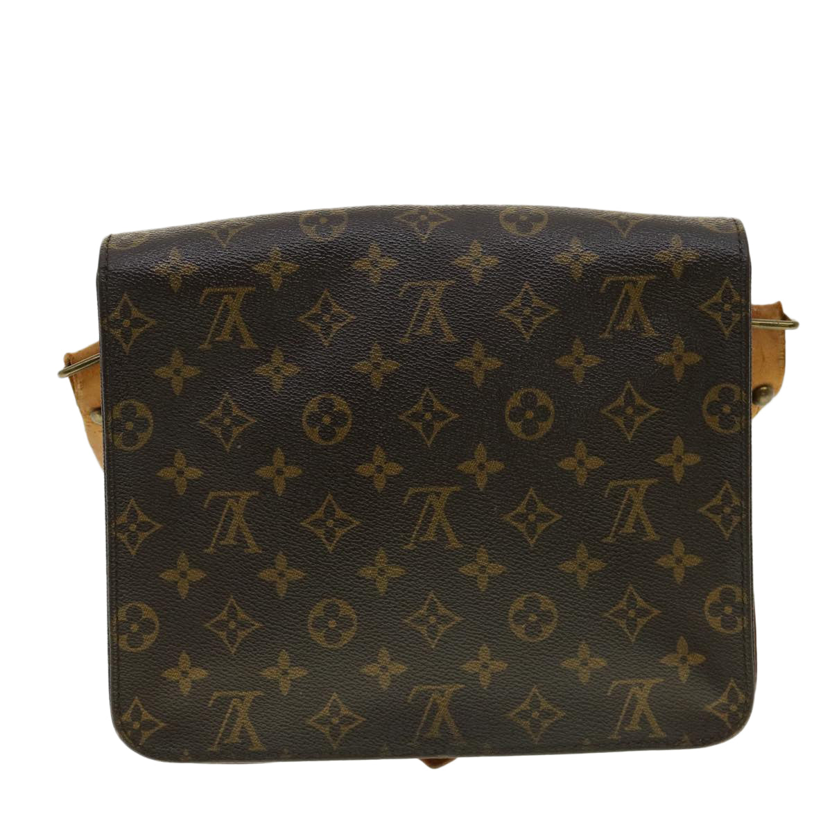 LOUIS VUITTON Monogram Cartouchiere GM Shoulder Bag M51252 LV jk2206