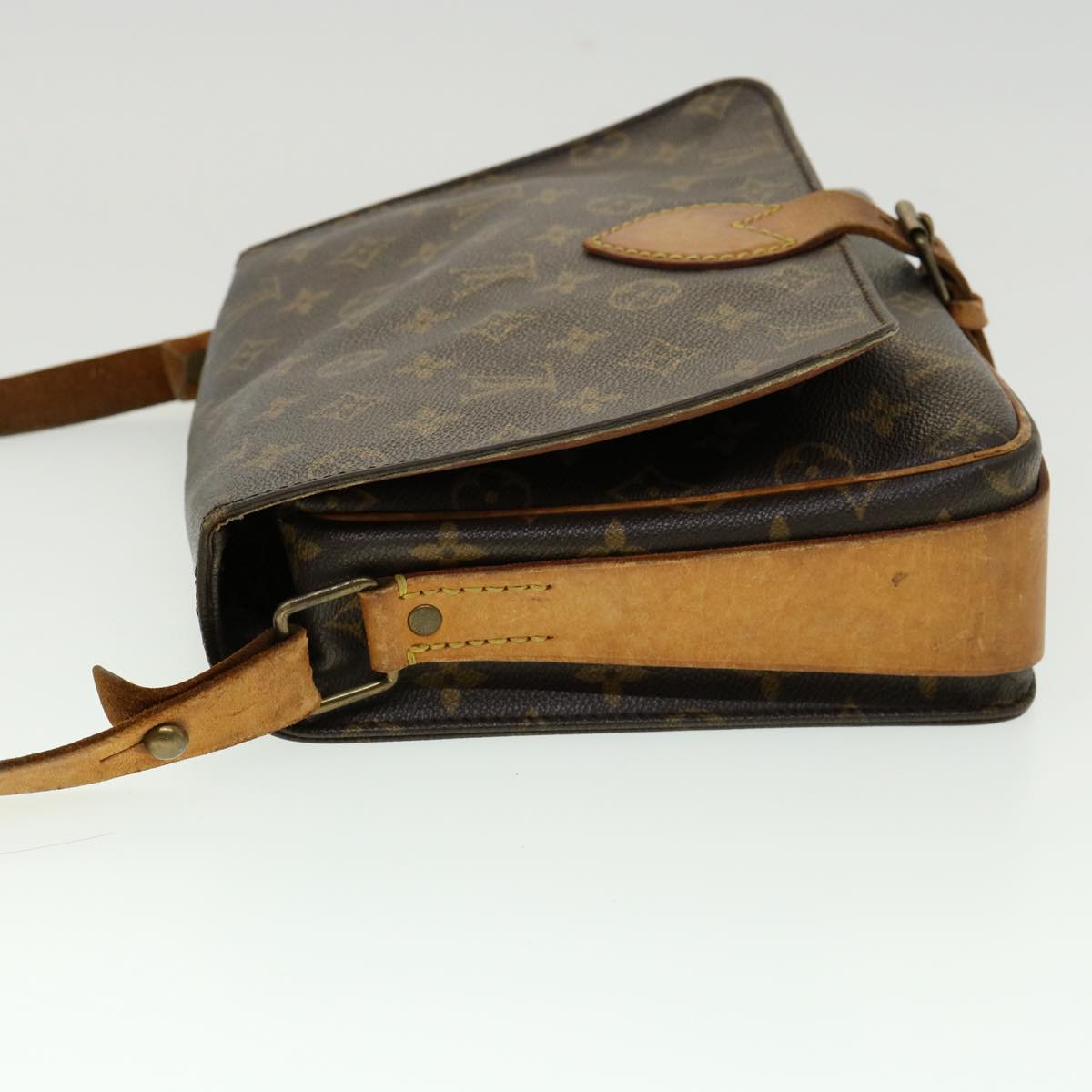 LOUIS VUITTON Monogram Cartouchiere GM Shoulder Bag M51252 LV jk2206