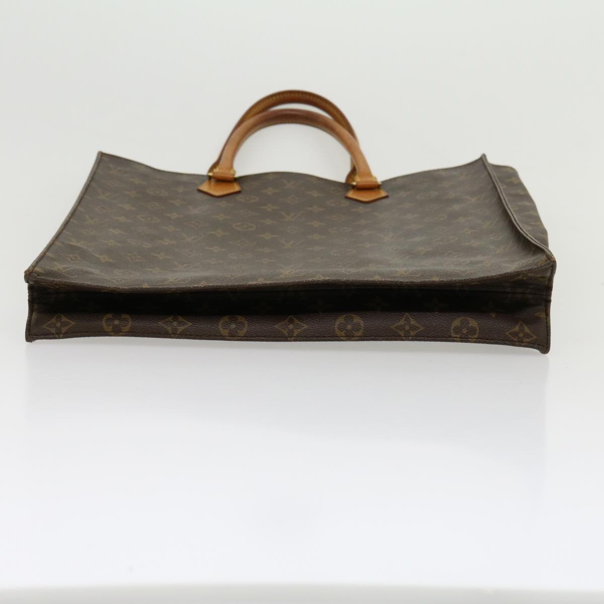 LOUIS VUITTON Monogram Sac Plat Hand Bag M51140 LV jk2212