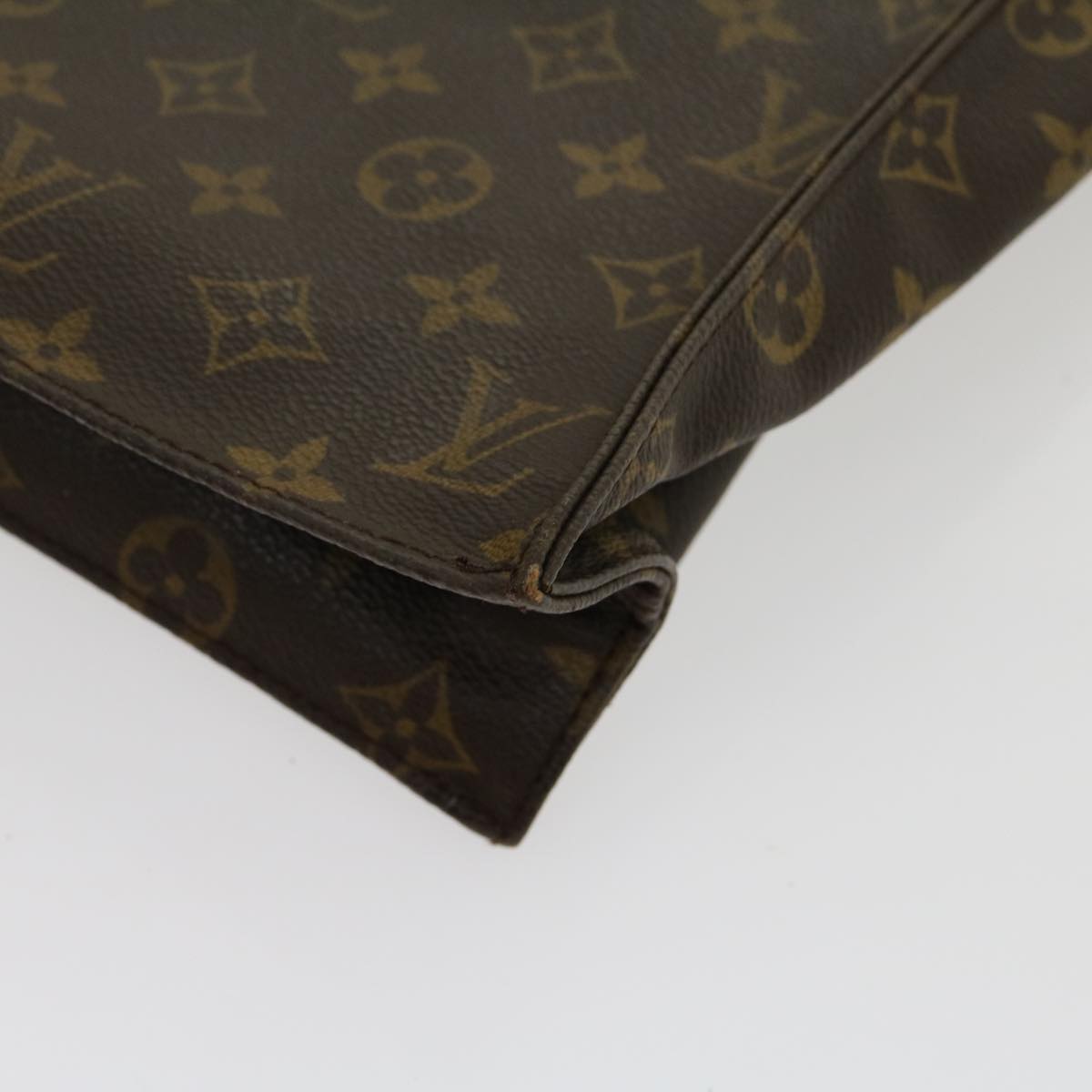 LOUIS VUITTON Monogram Sac Plat Hand Bag M51140 LV jk2212