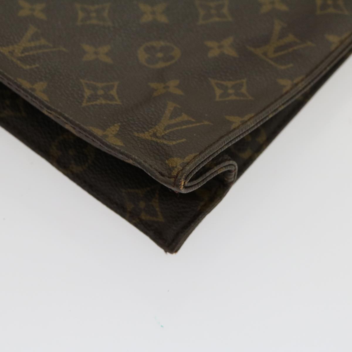 LOUIS VUITTON Monogram Sac Plat Hand Bag M51140 LV jk2212