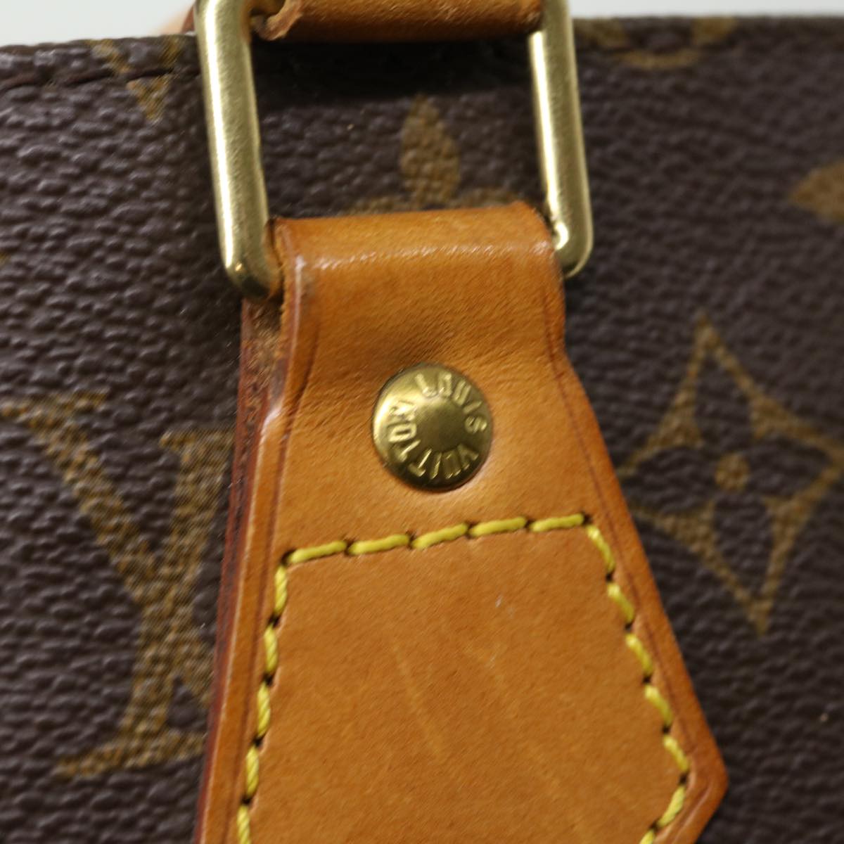 LOUIS VUITTON Monogram Sac Plat Hand Bag M51140 LV jk2212