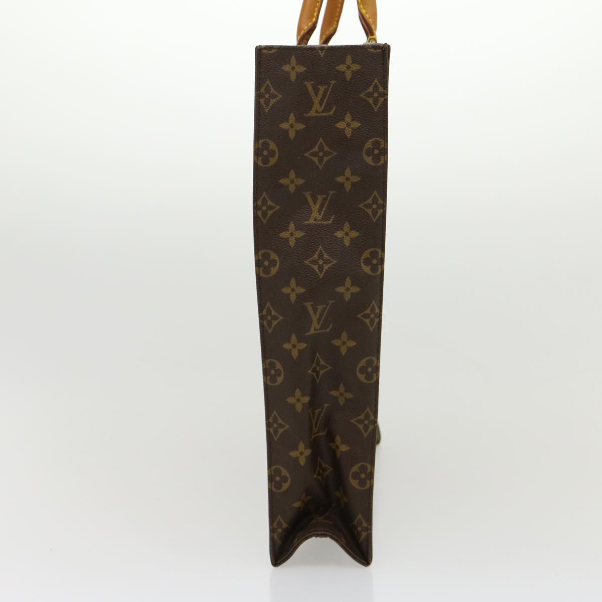 LOUIS VUITTON Monogram Sac Plat Hand Bag M51140 LV jk2212
