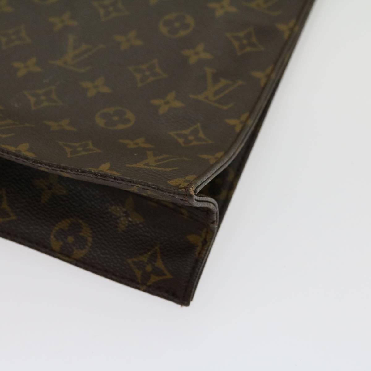 LOUIS VUITTON Monogram Sac Plat Hand Bag M51140 LV jk2213