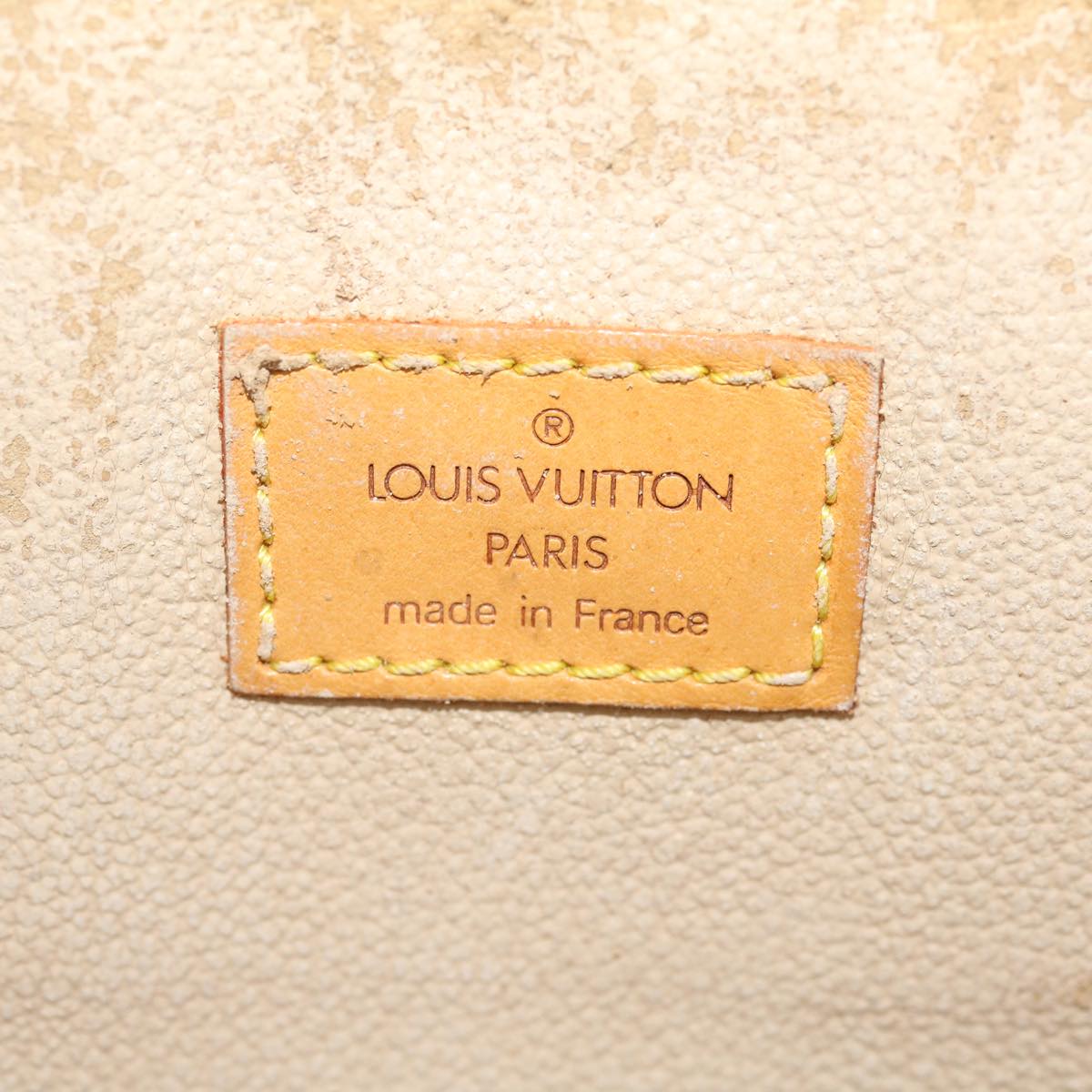 LOUIS VUITTON Monogram Sac Plat Hand Bag M51140 LV jk2213