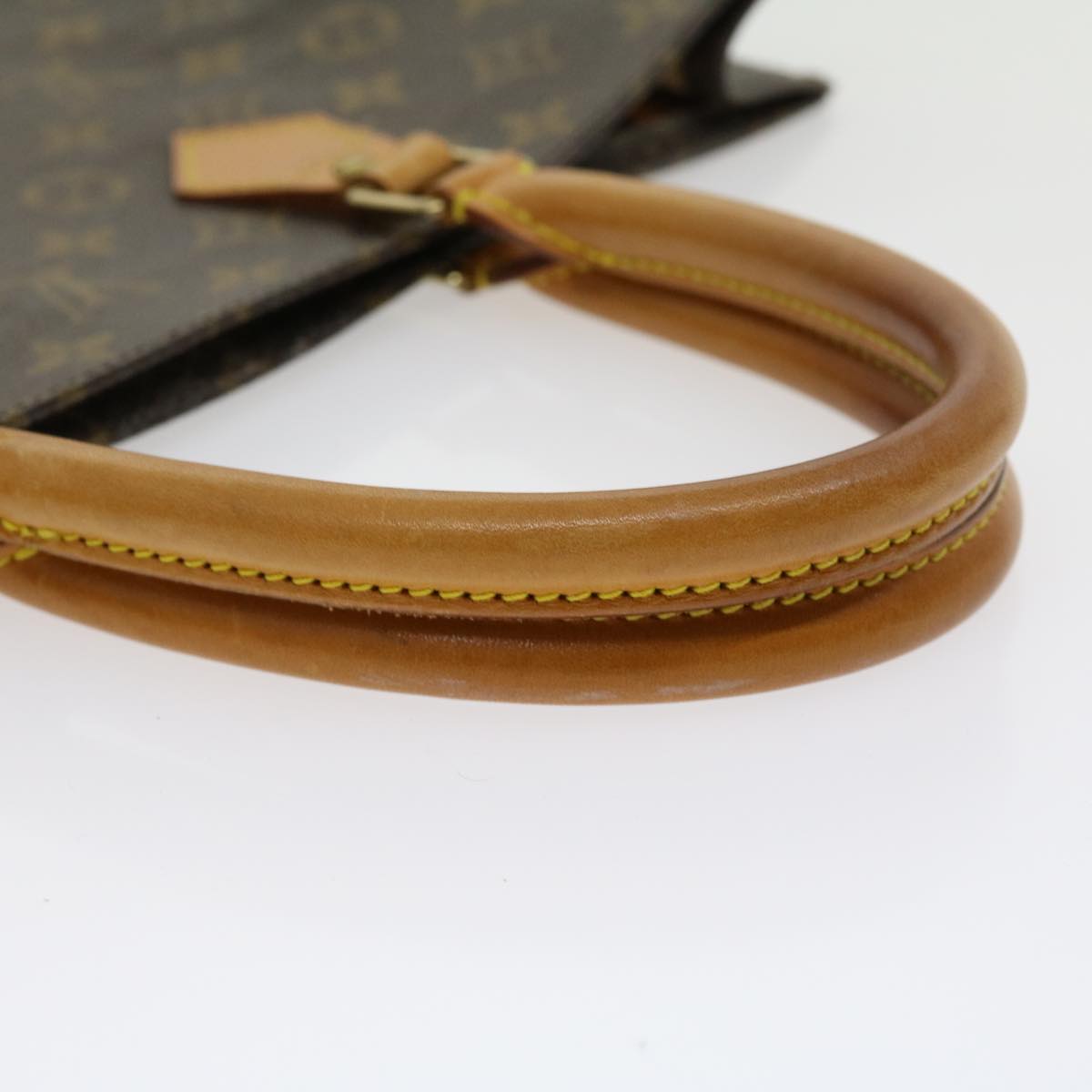 LOUIS VUITTON Monogram Sac Plat Hand Bag M51140 LV jk2213