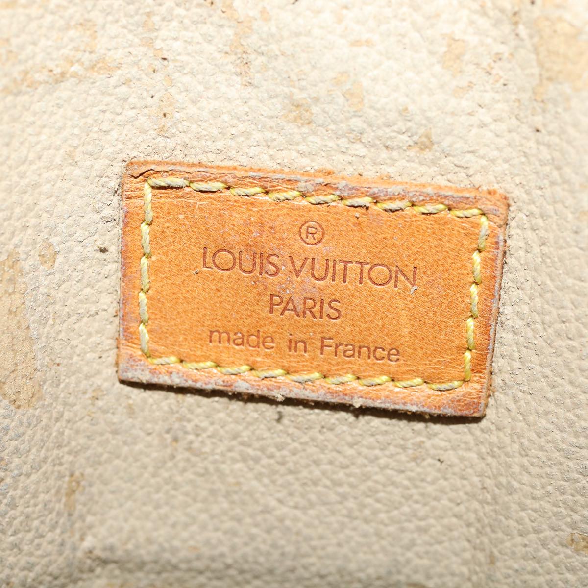 LOUIS VUITTON Monogram Sac Plat Hand Bag M51140 LV jk2215