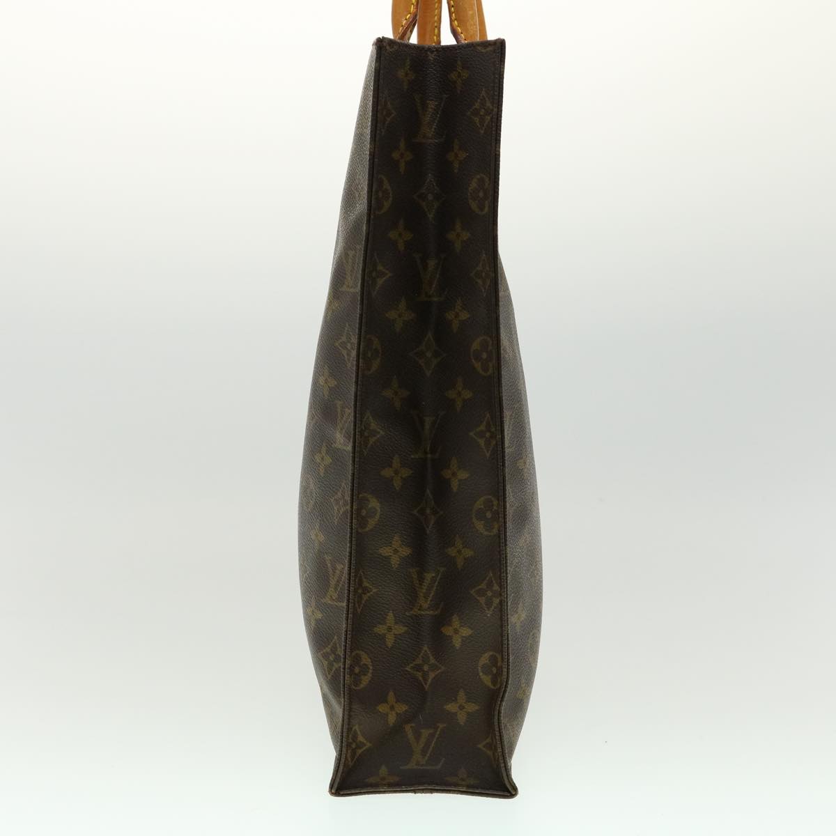 LOUIS VUITTON Monogram Sac Plat Hand Bag M51140 LV jk2215