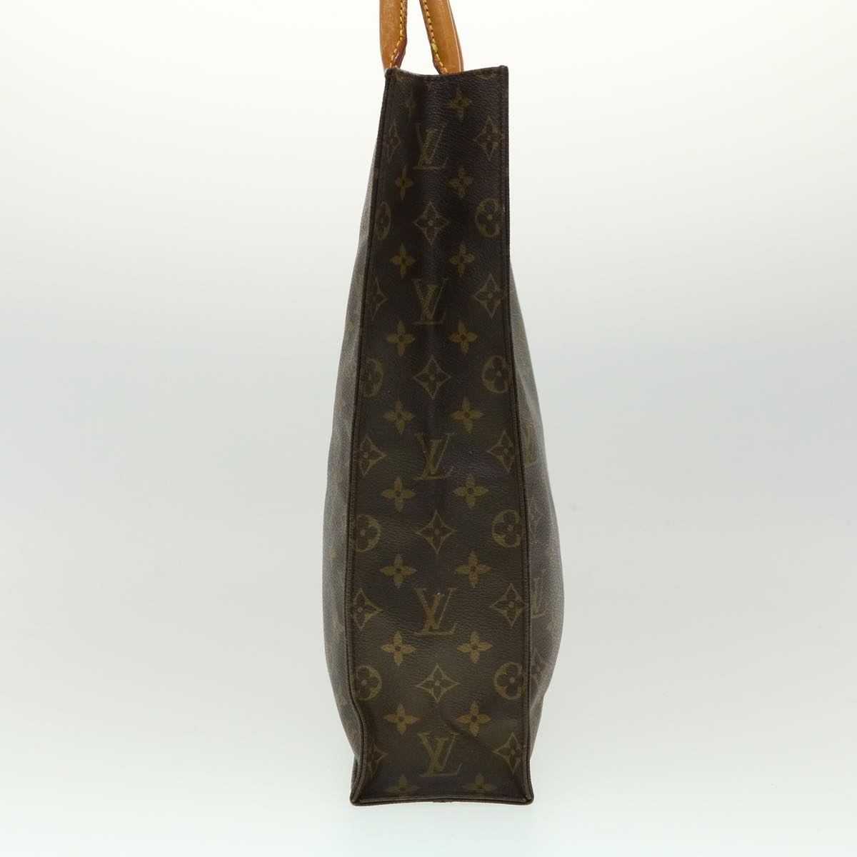 LOUIS VUITTON Monogram Sac Plat Hand Bag M51140 LV jk2215