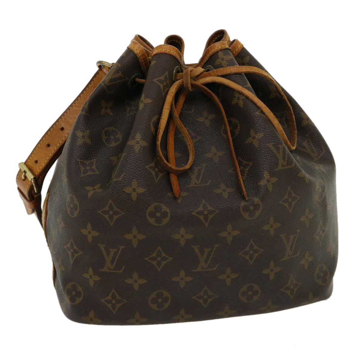LOUIS VUITTON Monogram Petit Noe Shoulder Bag M42226 LV jk2239