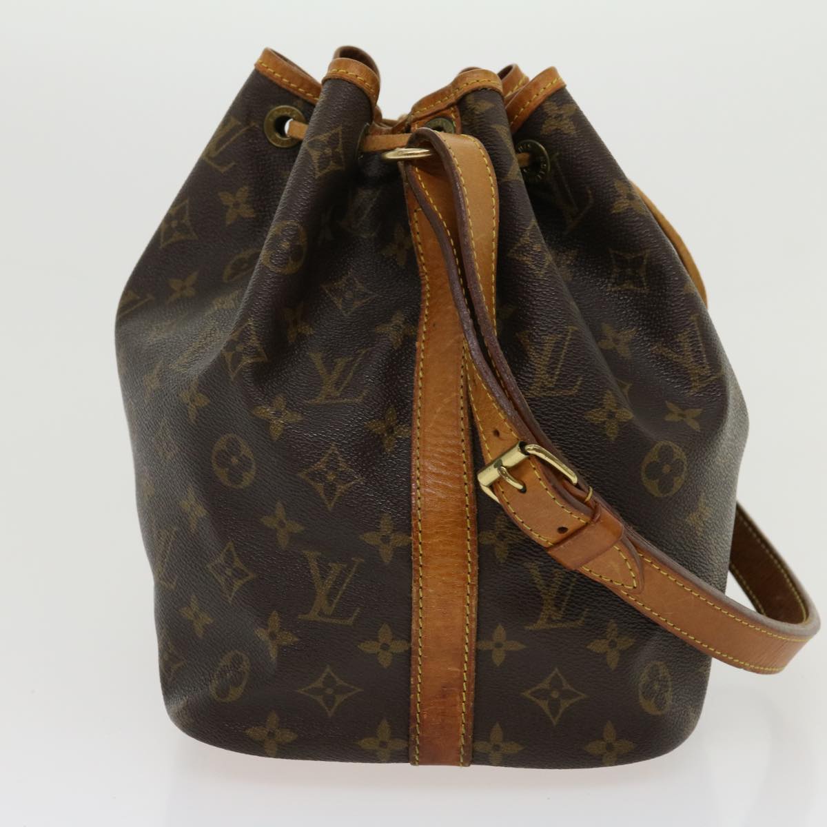 LOUIS VUITTON Monogram Petit Noe Shoulder Bag M42226 LV jk2239