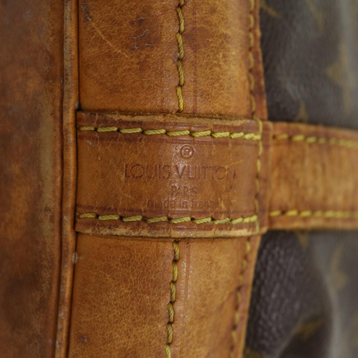 LOUIS VUITTON Monogram Noe Shoulder Bag M42224 LV jk2246