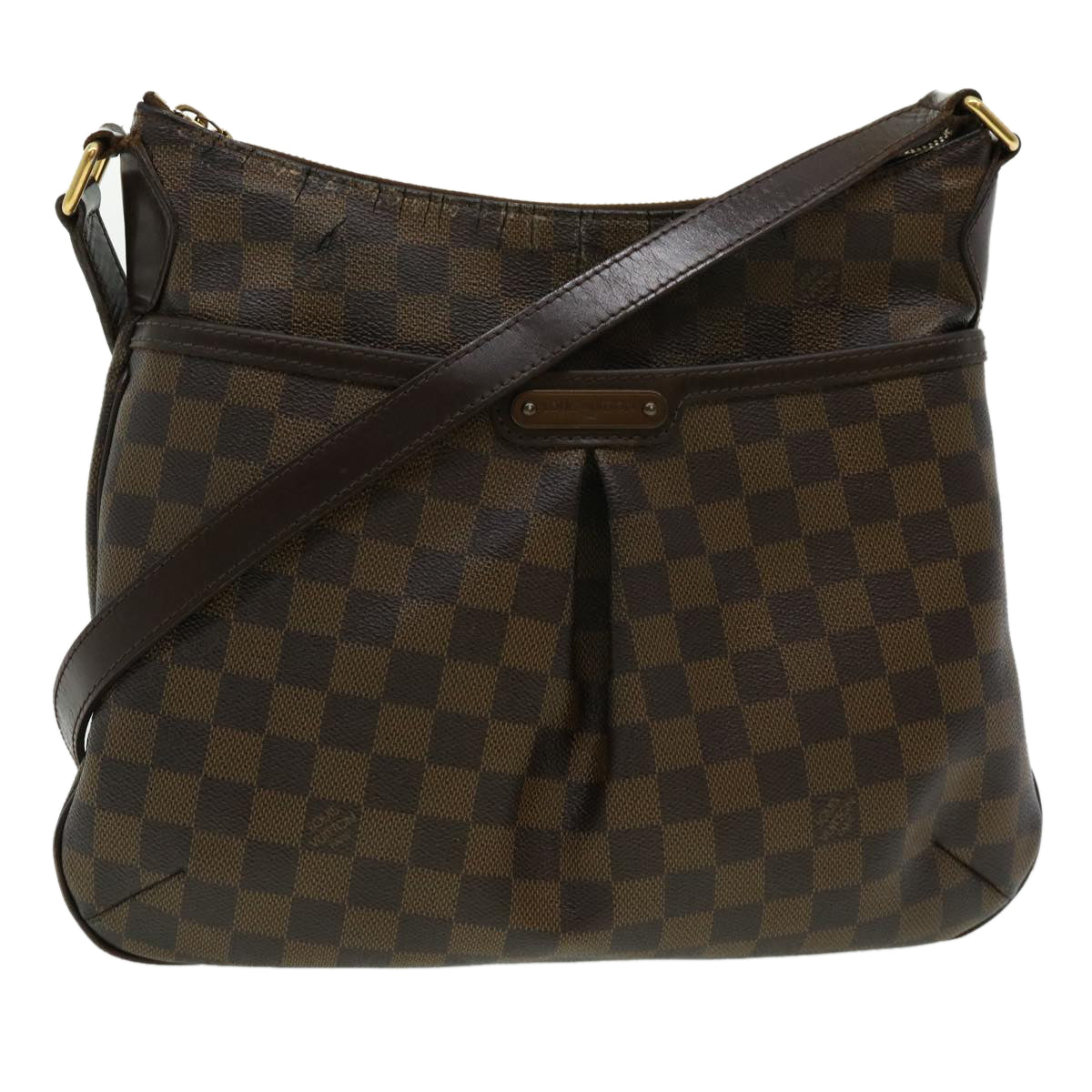 LOUIS VUITTON Damier Ebene Bloomsbury PM Shoulder Bag N42251 LV jk2287