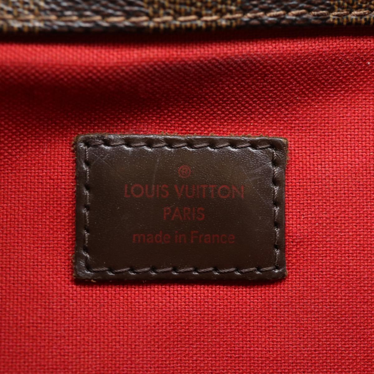 LOUIS VUITTON Damier Ebene Bloomsbury PM Shoulder Bag N42251 LV jk2287