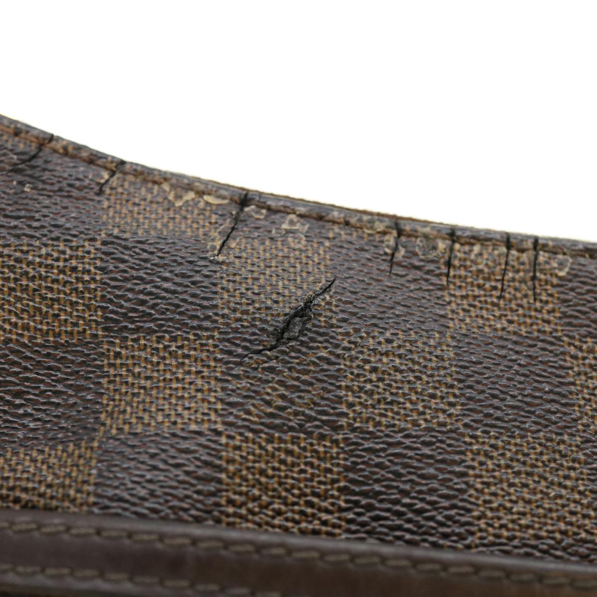 LOUIS VUITTON Damier Ebene Bloomsbury PM Shoulder Bag N42251 LV jk2287