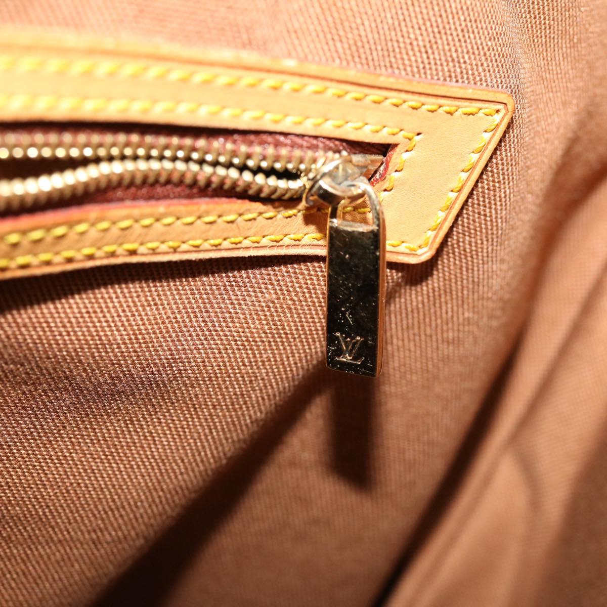 LOUIS VUITTON Monogram Cabas Mezzo Tote Bag M51151 LV jk2290